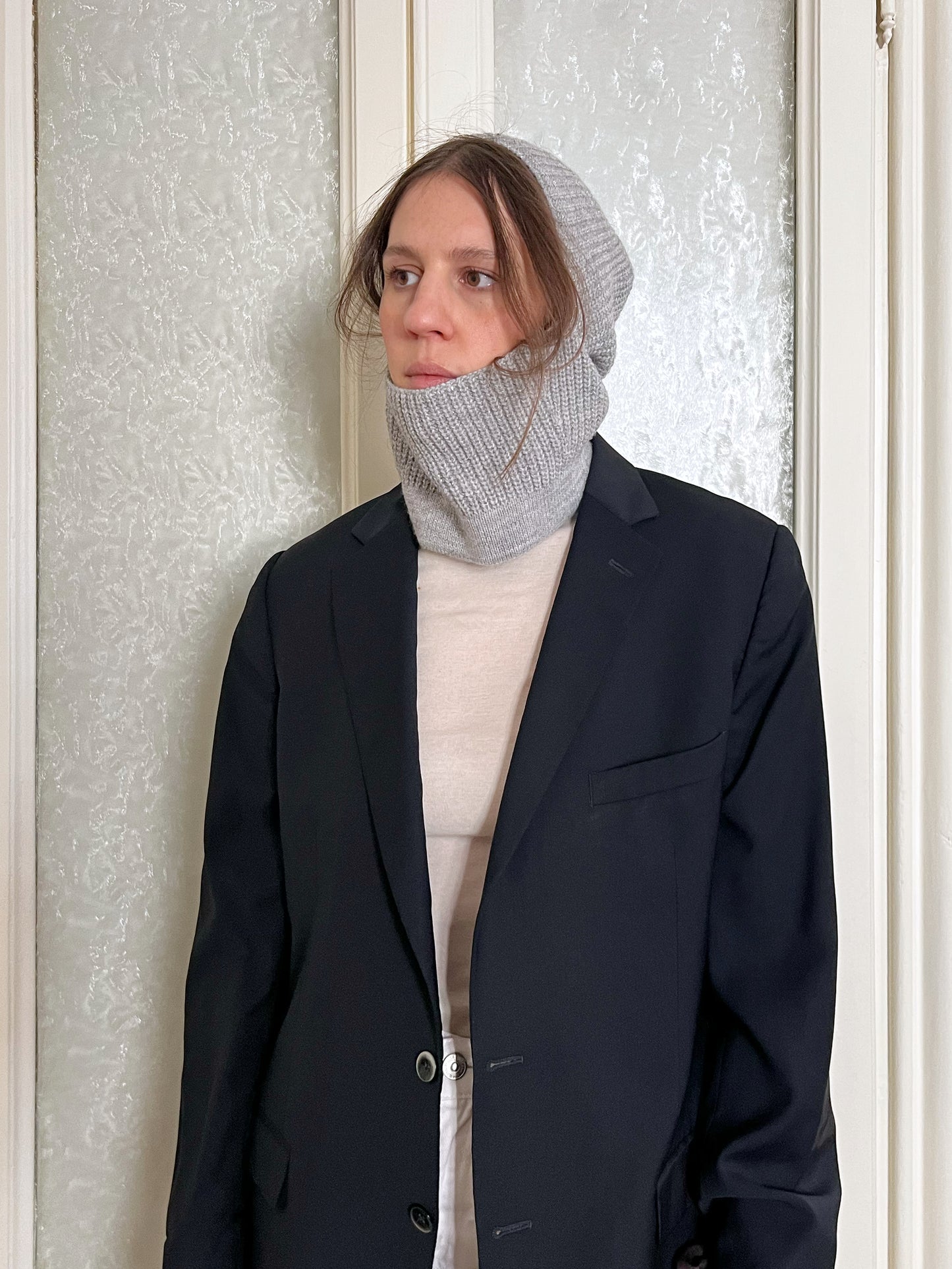 Balaclava grigio Stefanel
