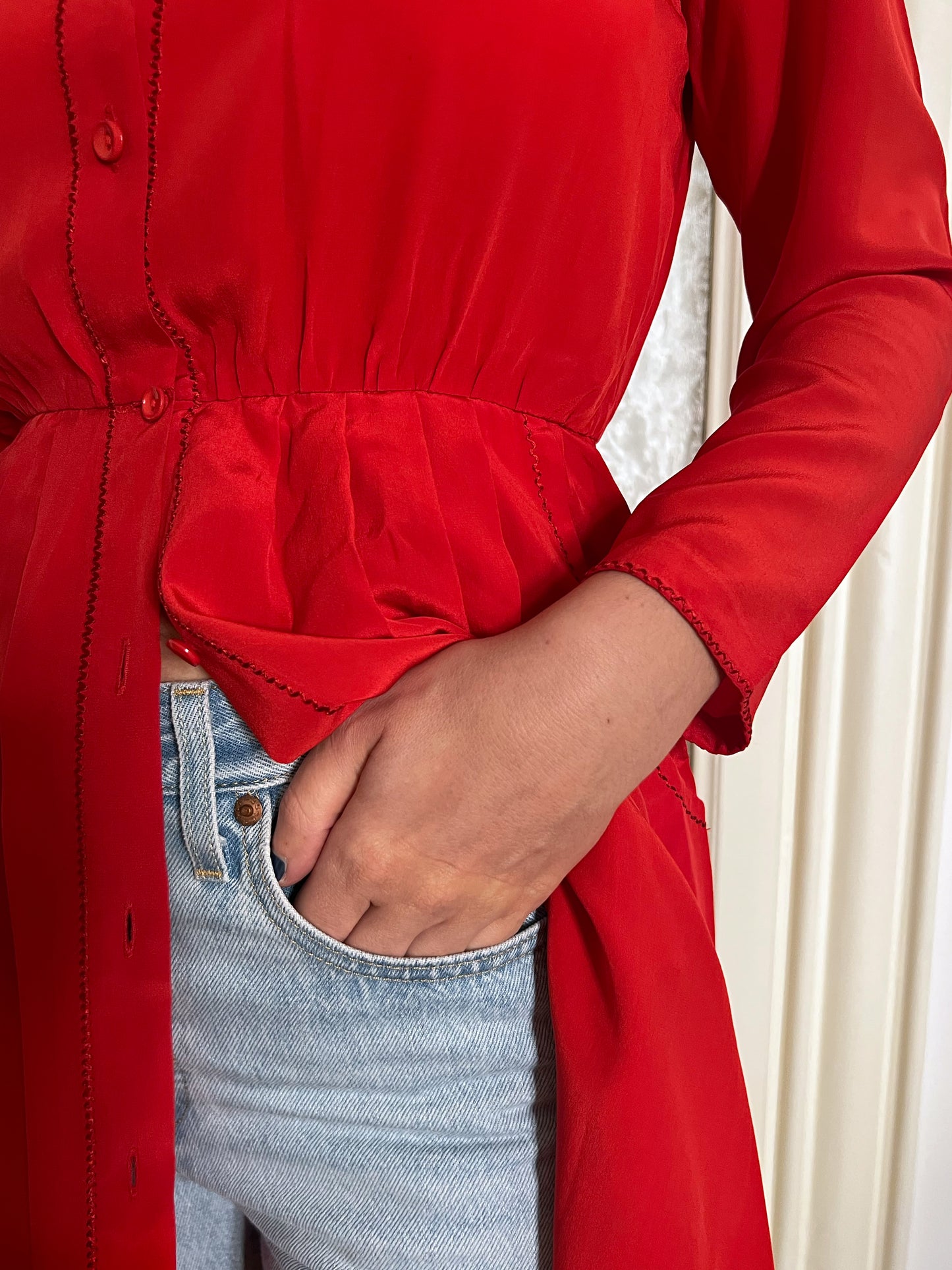 Abito chemisier in seta