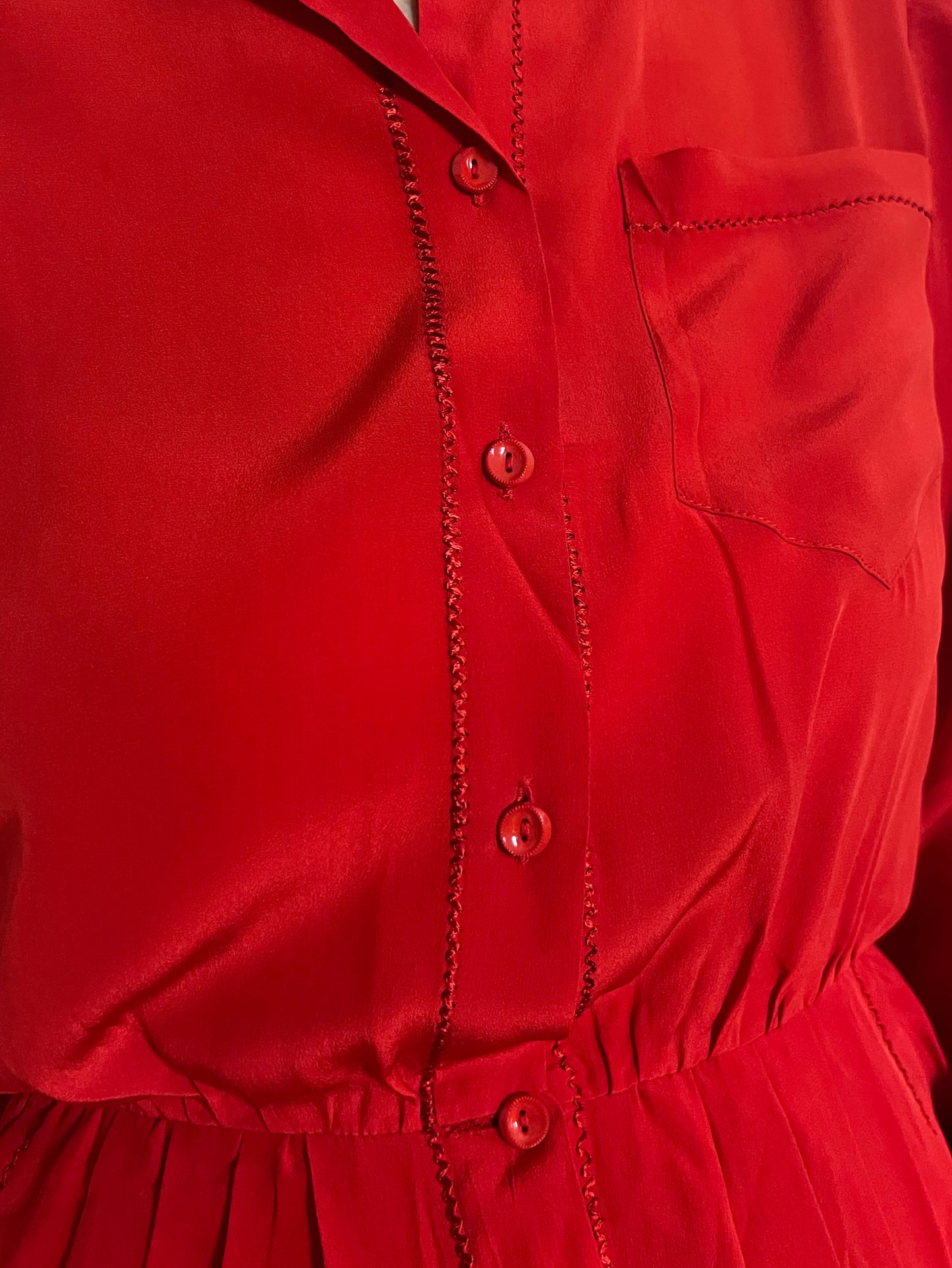 Abito chemisier in seta