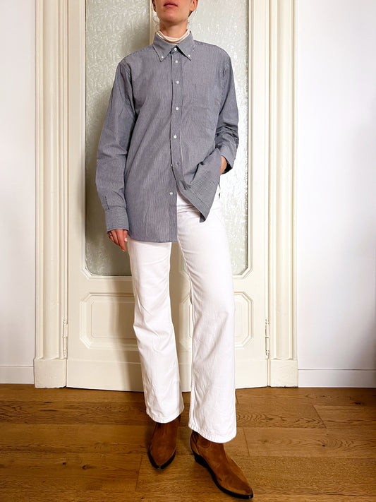 Camicia over a righe