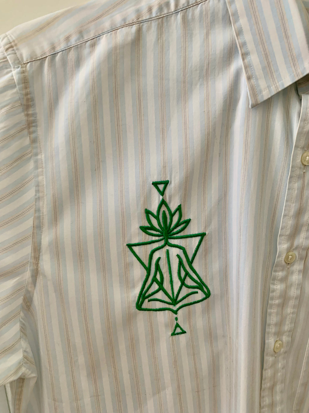 Lotus | Oversize striped cotton Shirt