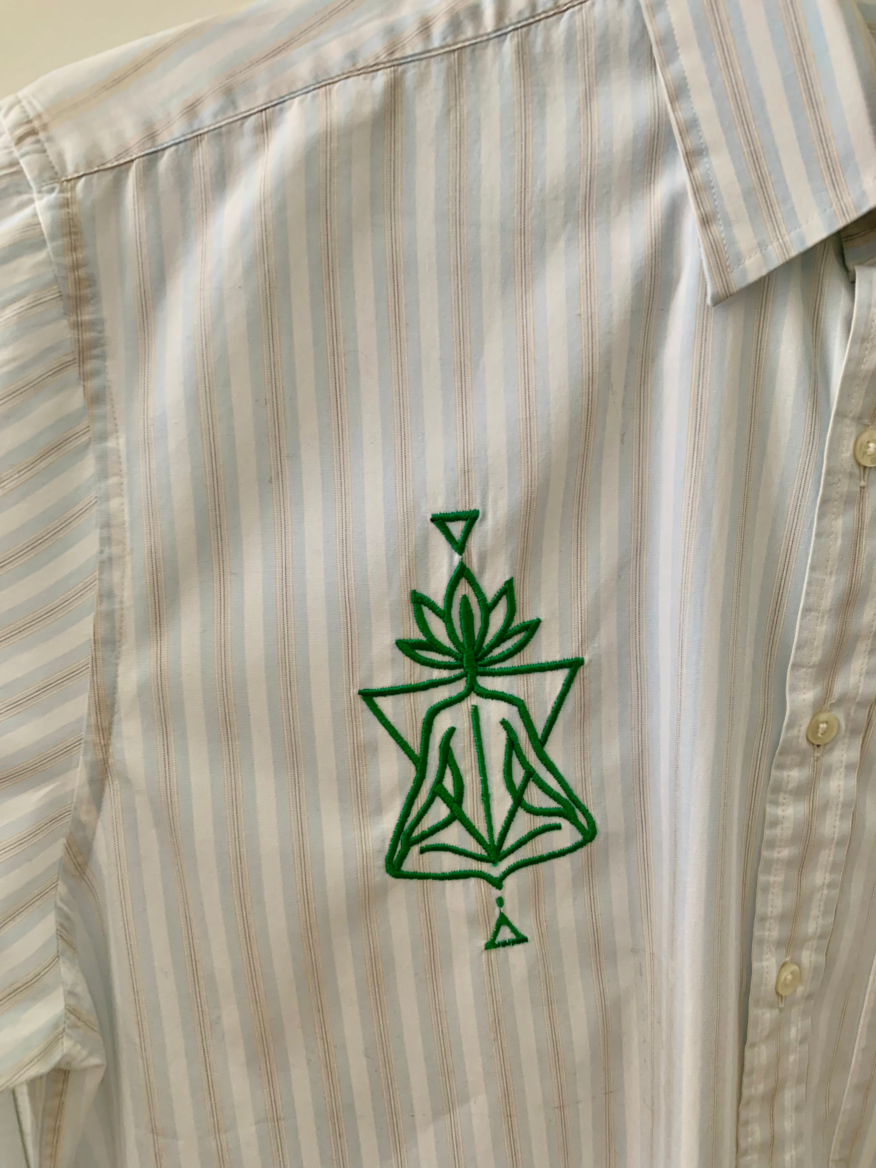 Lotus | Oversize striped cotton Shirt