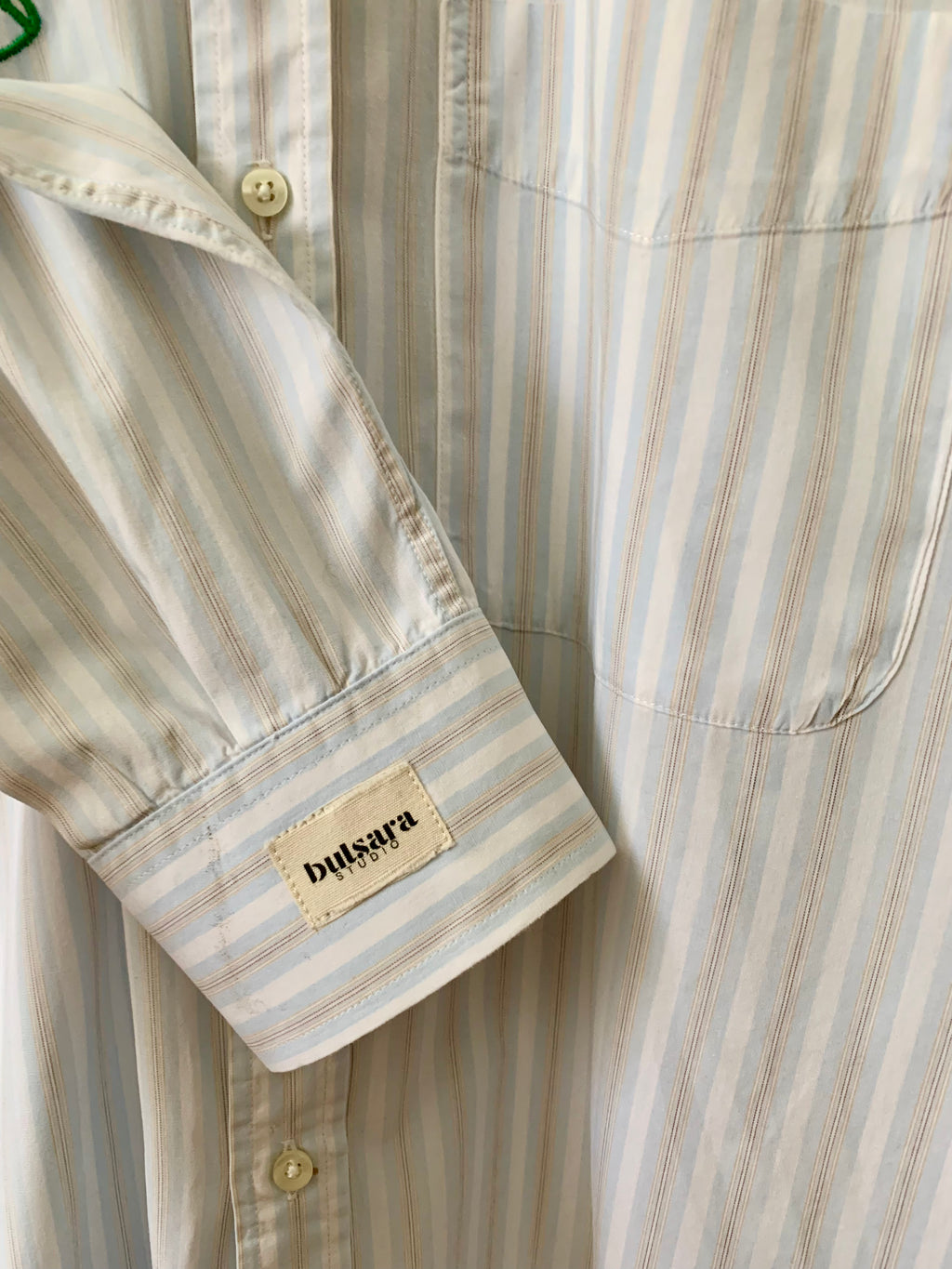 Lotus | Oversize striped cotton Shirt