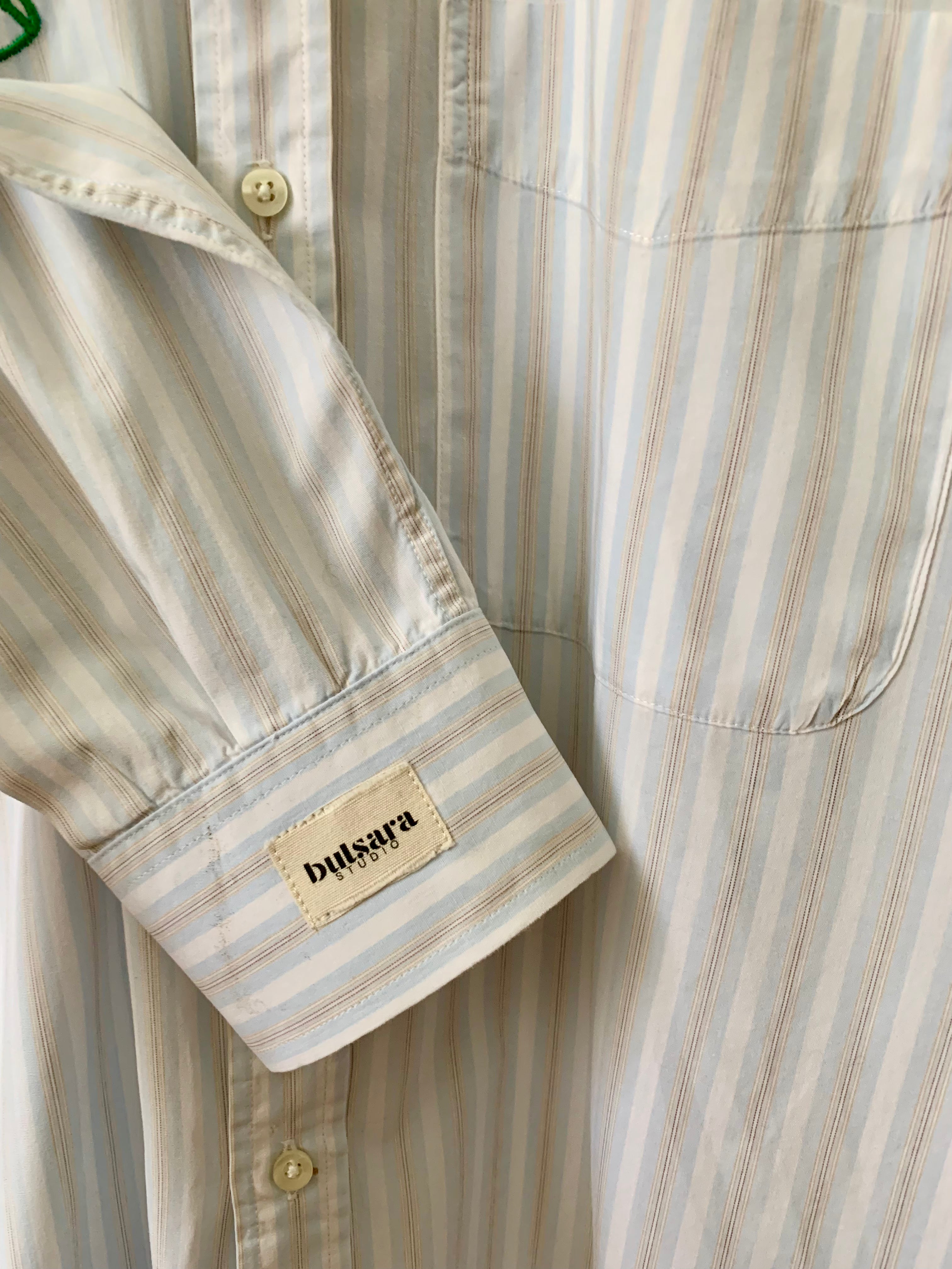 Lotus | Oversize striped cotton Shirt
