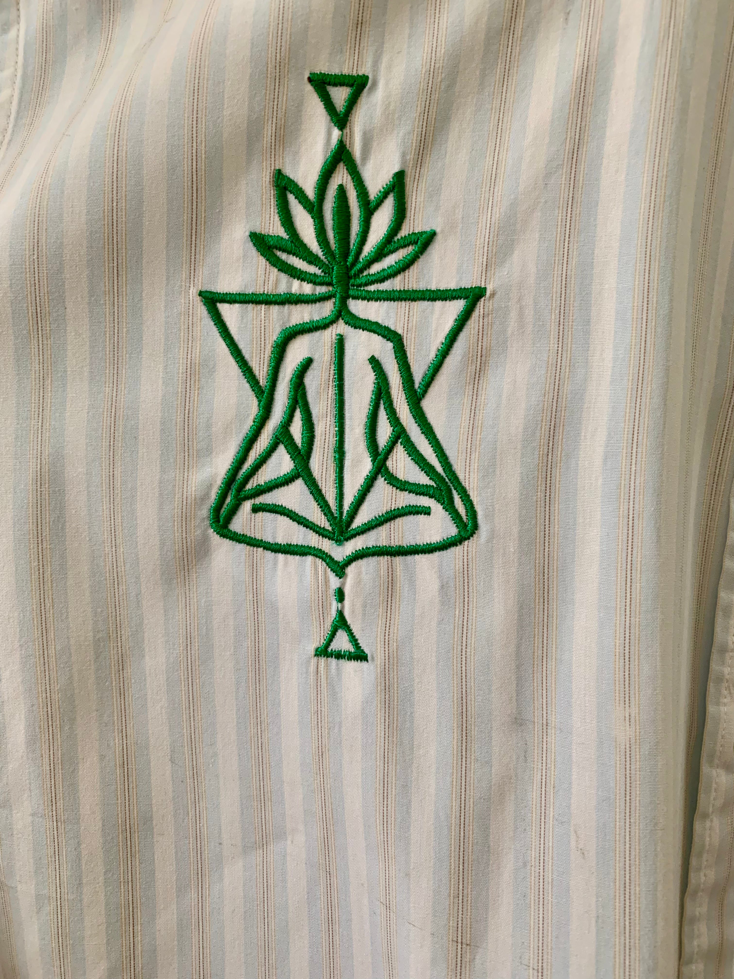 Lotus | Oversize striped cotton Shirt