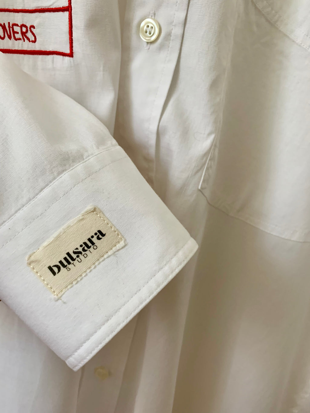 Lover Tarot | Oversize white cotton Shirt