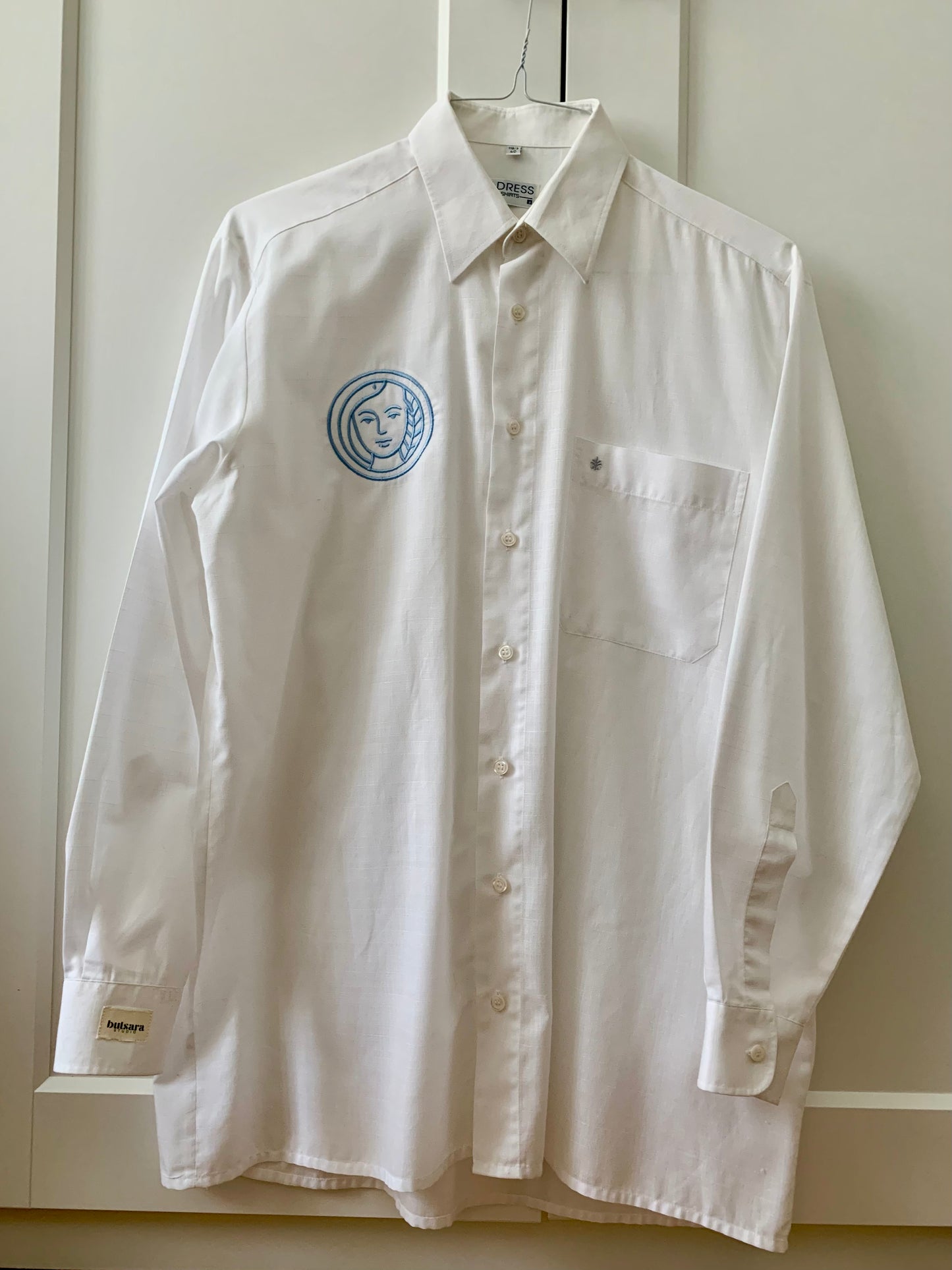 Medusa | Oversize white cotton Shirt
