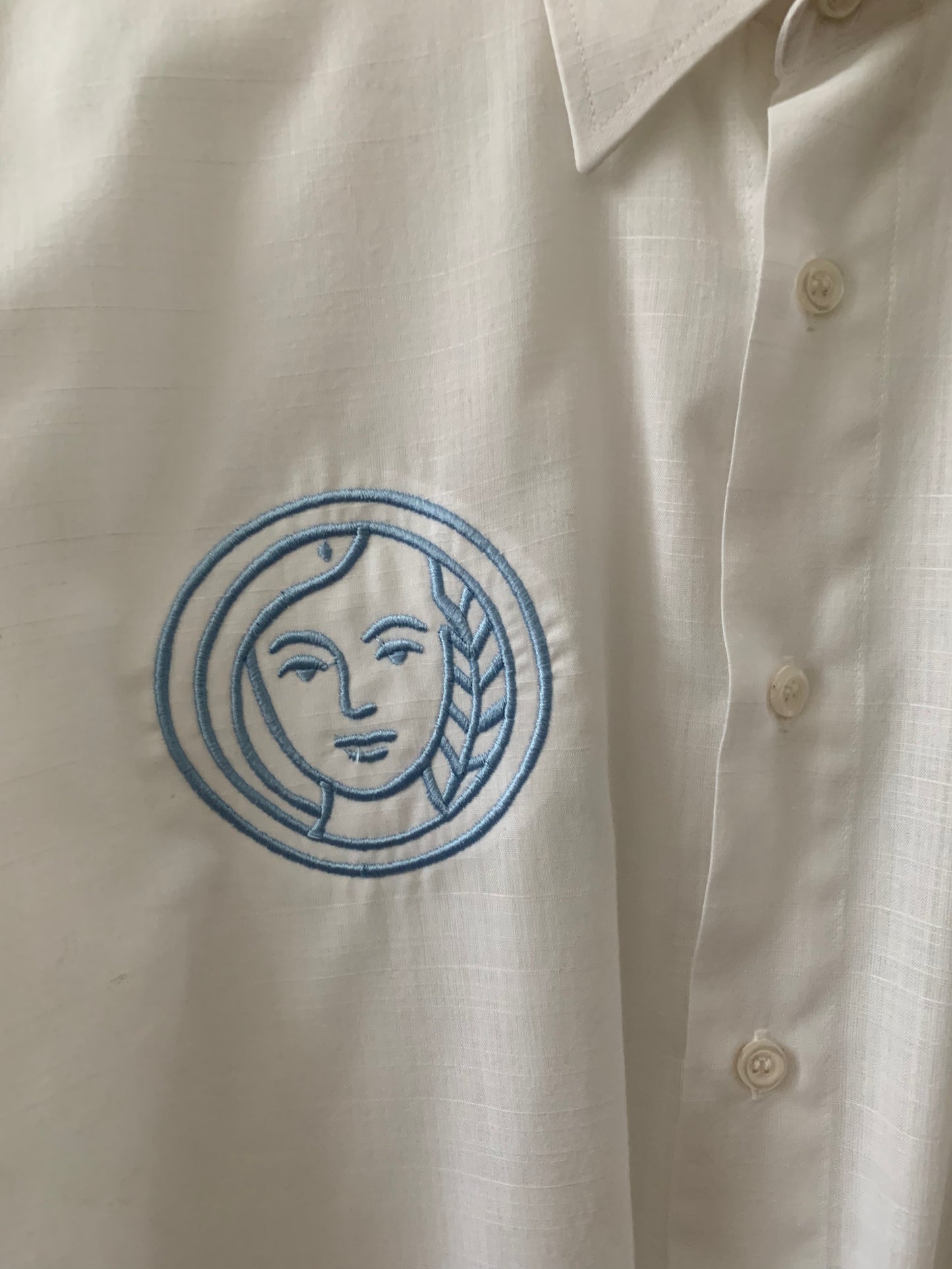 Medusa | Oversize white cotton Shirt