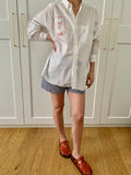 Lover Tarot | Oversize white cotton Shirt