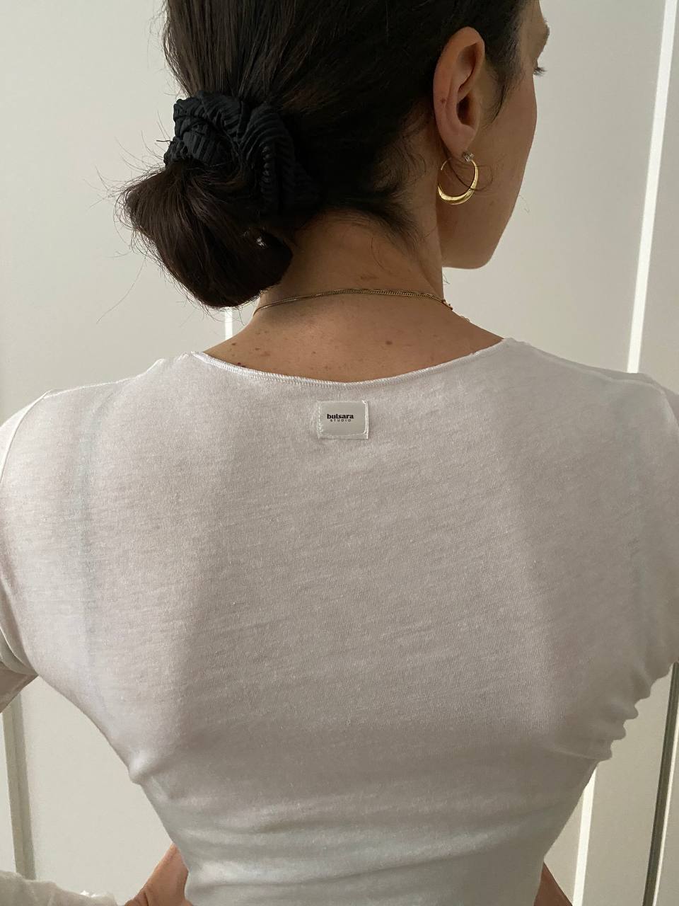 Maglia in cotone maniche lunghe