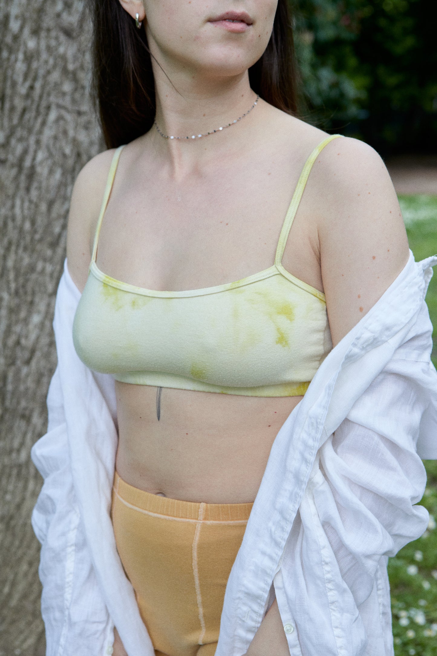 Lemon Tie-dye BRALETTE